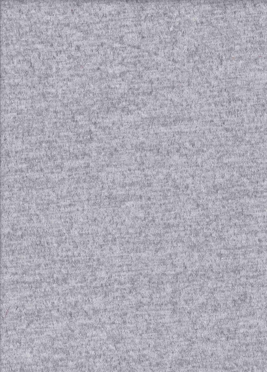 1 Yard Soft Stretch Heather Grey Hacci Sweater Knit Fabric 58/60 Inches Wide